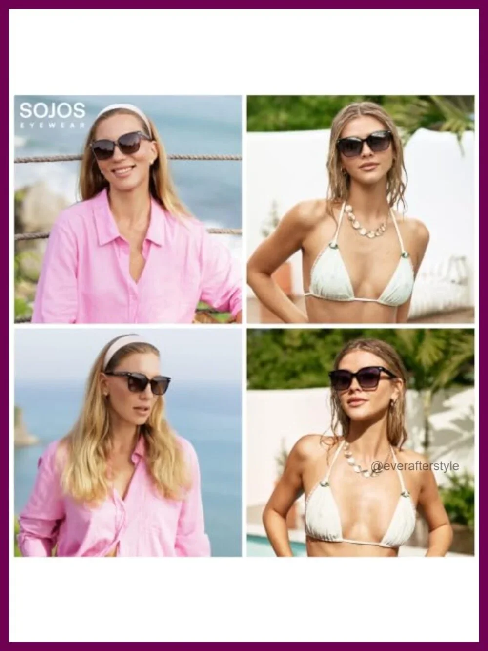 Polarized Square Sunglasses with UV400 Protection